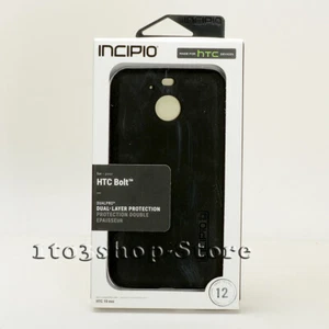 Incipio DualPro HTC 10 Evo/HTC Bolt Shockproof Hard Shell Snap Case Cover Black - Picture 1 of 4