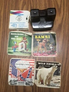 Viewmaster 1940s Vintage Sawyer's 1942 Brown Bakelite Viewer W/Reels - Picture 1 of 8