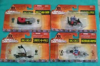 SOLDADOS PEQUEÑOS DIE CAST JUEGO COMPLETO DE 4 VEHÍCULOS COMO NUEVO EN TARJETAS 1998 KENNER  Foto 1 de 4