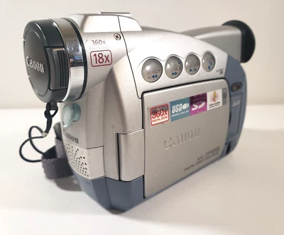 Canon ZR45mc Mini DV Digital Video Recorder Camcorder Only - For Parts or Repair - Image 1 of 4