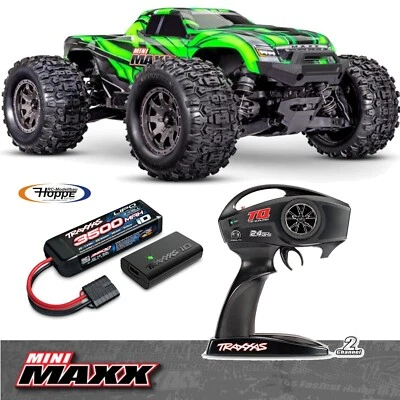 TRAXXAS# TRX107154-1GRN MINI MAXX 4WD grün BL-2S Brushless mit Akku+USB-C Lader - Bild 1 von 4
