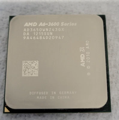 ✅AMD A6-3600 Series A6-3650 AD3650WNZ43GX CPU Quad-Core 2.7 GHz 4M Processor✅ - Image 1 of 2