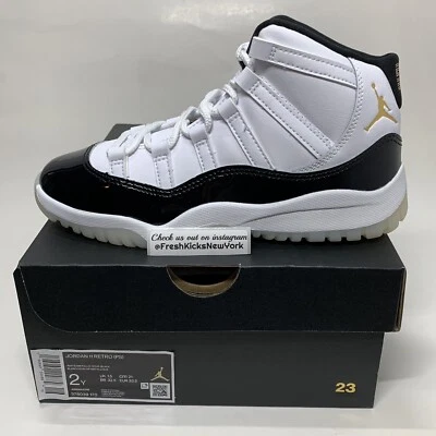Jordan 11 DMP благодарность дошкольного размера 2Y маленькие дети 378039-170 новый Air Jordan - Изображение 1 из 4