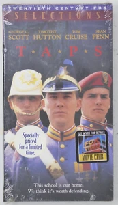 Taps (VHS) 1995 20th Century Fox Selections Tom Cruise NEW *TEARS IN SHRINK* - Picture 1 of 8