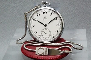 *Near MINT* OMEGA Geneve Small Second Cal.960 121.1740 Manual 48mm Pocket Watch - Picture 1 of 14