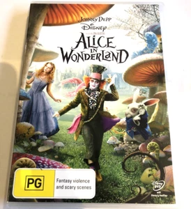 Alice in Wonderland (DVD, 2010) Disney Johnny Depp Region 4 VGC Fast Post🚨 - Picture 1 of 2