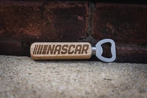 Nascar Style Bottle Opener – Handmade Wooden Novelty Gift for Car Fans - Picture 1 of 3