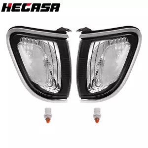 HECASA Pair Clear Front Corner Signal Lights For Toyota Tacoma 2001-2004 - Foto 1 di 23
