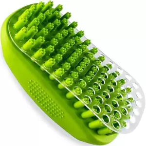Rubber Dog Bath & Massage Brush Cat Shampoo Brush Scrubber Shower Wash Scrub ... - Picture 1 of 7
