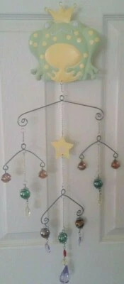 HERMOSO PARASOL MÓVIL ~ 32" X 12" MULTICOLOR ACRÍLICO Y METAL Foto 1 de 4