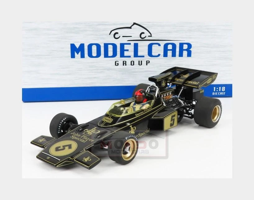 1:18 MCG Lotus F1 72D JPS #5 Winner Spain Gp 1972 Fittipaldi MCG18610F - Immagine 1 di 2