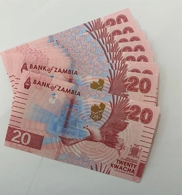 Zambia Twenty Kwacha Pack of 10 Uncirculated Banknotes - Image 1 of 4