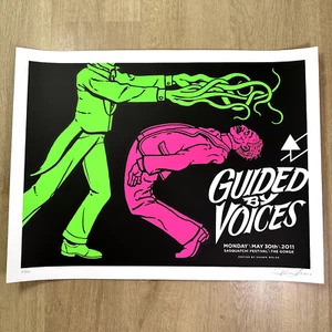 Guided by Voices 2011 Original Concert Poster Sasquatch Festival Gorge USA - Foto 1 di 10