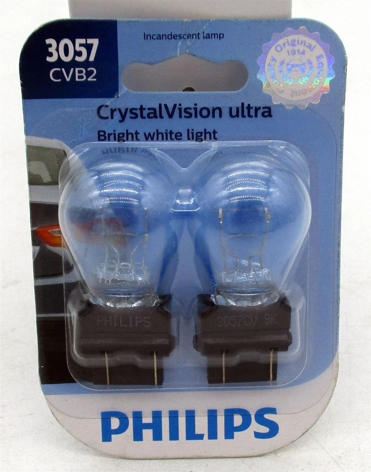 Philips Crystal Vision Ultra Light 3057 27/7W Dos Bombillas Parada de Freno Lámpara de Stock  Foto 1 de 2