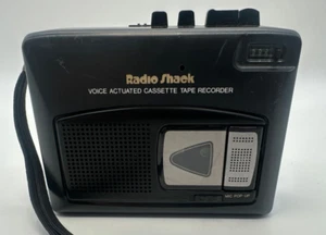 RADIO SHACK CTR-96 Voice Actuated Cassette Tape Recorder-WORKS- Sound Low - Picture 1 of 7