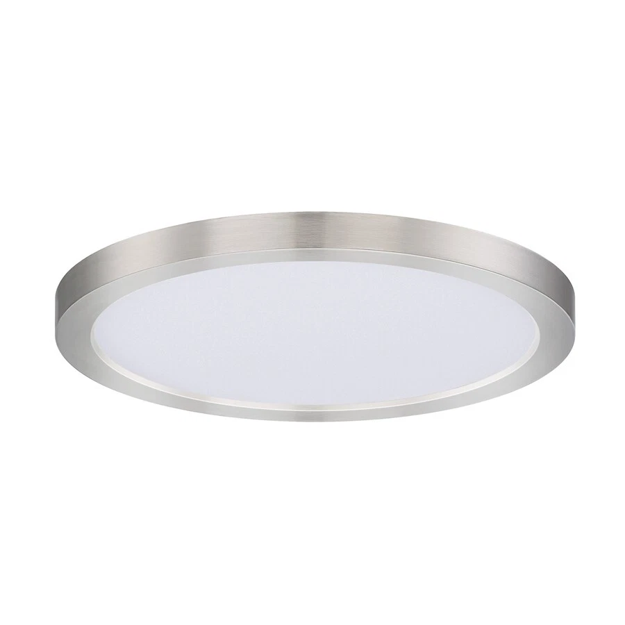 Maxim Lighting 57694WTSN Chip LED 9 Inch Satin Nickel Flush Mount Ceiling Light