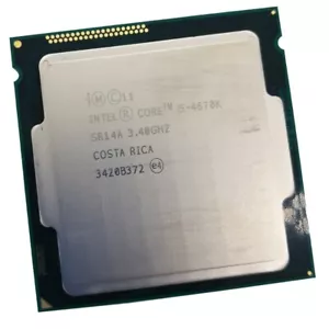 Prozessor CPU INTEL Core I5-4670K 3.40Ghz SR14A LGA1150 6Mo 5GT/S - Bild 1 von 7