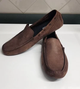 Marc New York Andrew Marc mens sz 11 brown soft leather loafers - Picture 1 of 10