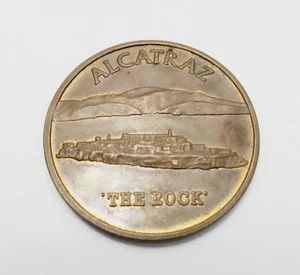 VTG ALCATRAZ THE ROCK SAN FRANCISCO COIN TOKEN CALIFORNIA Series CCNRA Bronze - Picture 1 of 4