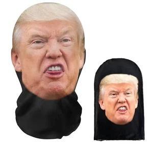 ONE SIZE 3D Donald Trump Printed Full Face Mask celebrity President Celeb Unisex - Picture 1 of 1