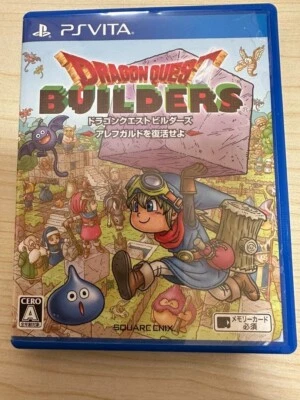 USE Dragon Quest Builders PS VITA SQUARE ENIX Sony Playstation Vita japan game - Image 1 of 3