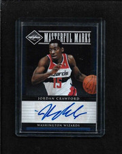 Jordan Crawford Limited MASTERFUL MARKS Auto #50/50 1/1? LAST ONE MADE! Wizards