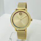 Movado Women's Evolution BOLD Multicolor Gold Steel Mesh Band 34mm Watch 3600699