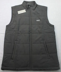 Travis Mathew Seaboard Men Black Full Zipper Logo Lightweight Vest NWT S - Small - Picture 1 of 5