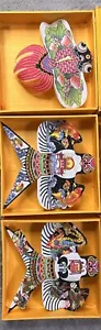 3 Beautiful Chinese Boutique Kites in Original Display Box - Picture 1 of 13