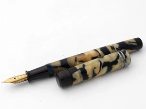 ANTIKER FÜLLER - FOUNTAIN PEN - STYLOMINE 303 FRANKREICH 18 KARAT GOLDFEDER #E15 - Bild 1 von 11