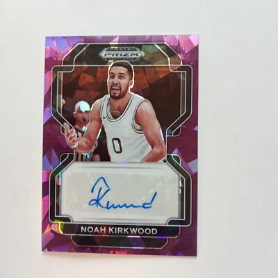 Noah Kirkwood 2022-23 Panini Prizm Draft Picks Autographs Purple Ice /99 - Image 1 of 2