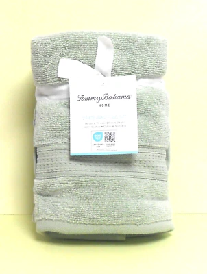 Tommy Bahama 2 Toallas Gruesas Manos Verdes Island Bay SAG Foto 1 de 2