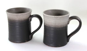 Mikasa Stoneware - TANNER Brown - Reactive Glaze 16 oz Mugs, Set of 2 - Picture 1 of 4