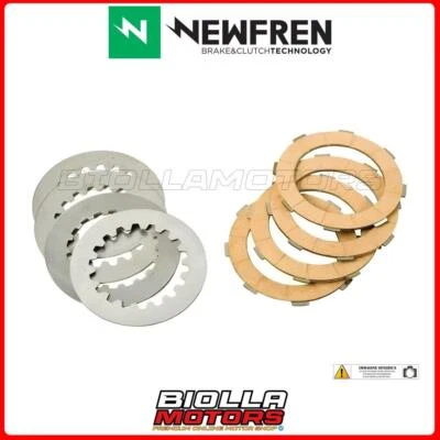 F1178AC SERIE DISCHI FRIZIONE NEWFREN PIAGGIO VESPA 125 PX 2013- 125CC CONDUTTOR - Immagine 1 di 4
