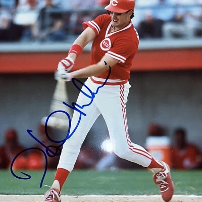 Hal Morris Cincinnati Reds 1990 WS Photofile Signed autographed 8x10 Photo B - Image 1 of 2