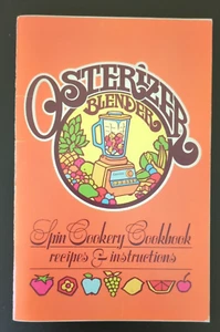 1977 Oster Osterizer Blender Spin Cookery Cookbook Instructions Recipes - Picture 1 of 5
