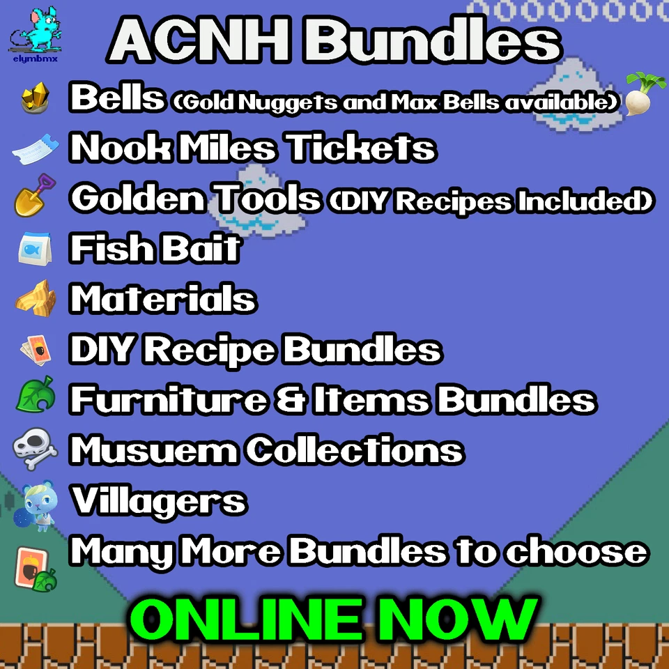 🌟 Bells Nook Miles Tickets Fish Bait Materials DIY Recipes Bundles ❇️ ONLINE ❇️ - Image 1 of 4