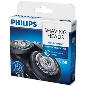 Philips GENUINE SH50/50 S5000, 6000 Series replacement 3 x Rotary Cutting blades - Picture 1 of 2