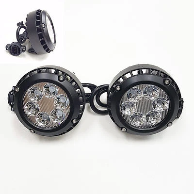 Clear Fog Driving Lights LED OEM Replacement For 2014 2015 2016 GMC Sierra 1500 Foto 1 de 4