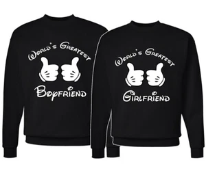 Sudaderas Greatest Novio Novia Pareja Cuello Redondo Aniversario - Imagen 1 de 8