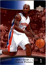 2004-05 Upper Deck Sweet Shot Pistons Basketball Card #22 Chauncey Billups