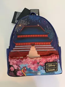 Loungefly Disney Mulan Castle Light UP Mini Backpack - Picture 1 of 7