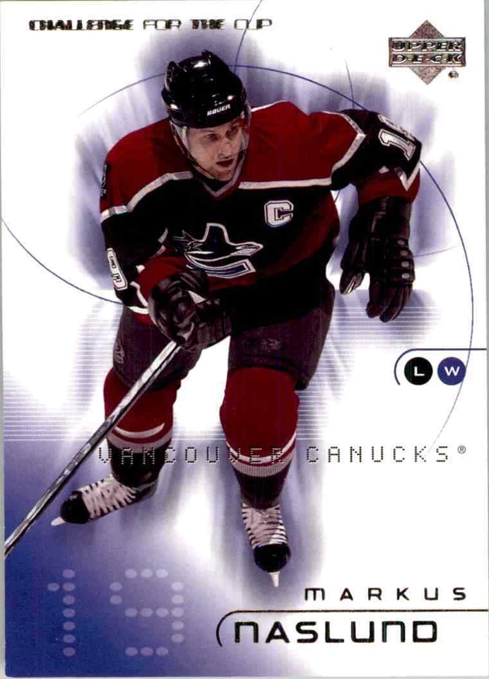 2001-02 Upper Deck Challenge For The Cup Markus Naslund #86 - Image 1 of 2