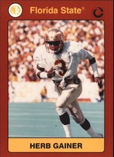 1990-91 Florida State Collegiate Collection Multi-Sport Card #6 Herb Gainer