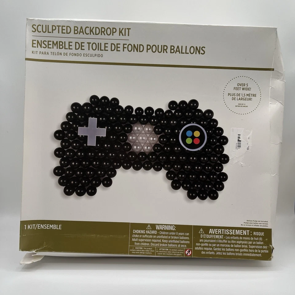 Globo Esculpido Telón de Fondo Controlador de Juego Fiesta de Cumpleaños Globos Incluye Decoración Foto 1 de 2