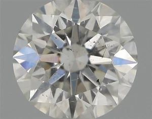 Triple Excellent Round Cut 4 mm Natural Loose GIA Certified Diamond 0.43 Ct - Picture 1 of 6