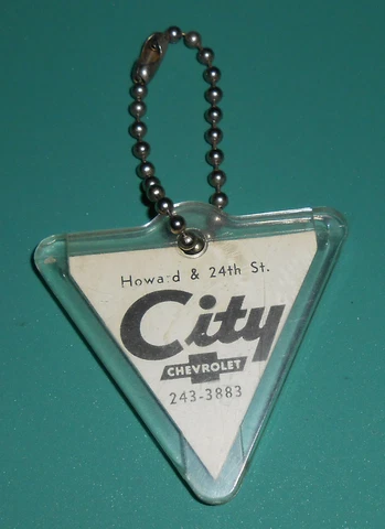 1980s City Chevrolet Key Chain History Hendrick Motorsports Nascar Racing Cover