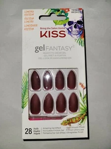 Bacio Gel Fantasia A Punta Mandorla Stiletto Edizione Limitata Unghie Halloween - Foto 1 di 4