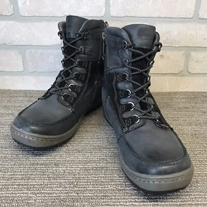 Blondo Lira B4822 wasserdichte Damen-Stiefeletten Leder Naturwolle 10M schiefer - Bild 1 von 17