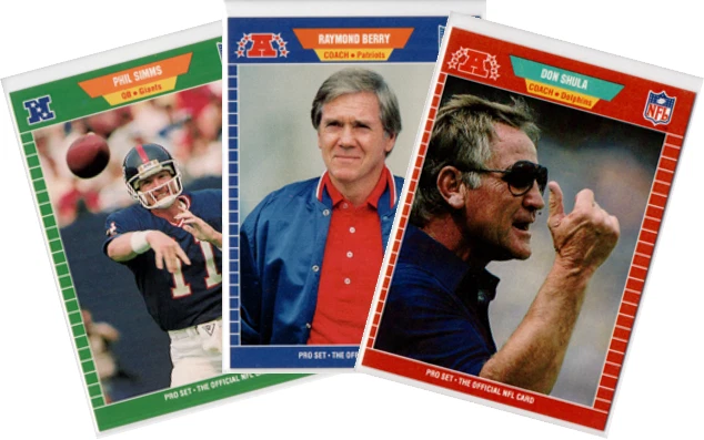 1989 Pro Set Football Singles 200-299, You Pick **20-30% off 2+** - Image 1 of 1